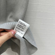 CC 25 Knitted Dress gray Cotton