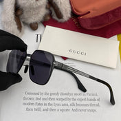 RECTANGULAR FRAME SUNGLASSES 3862 IN METAL