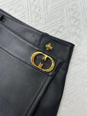 DIOR 25S LEATHER PANTS 484