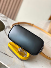 NANO ALMA 18 IN WHITE MONOGRAM DUNE CANVAS GOLD HARDWARE