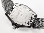 J12 Quartz Black Ceramic Black Numerals Black Dial