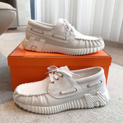 KETCH SNEAKER IN PALE GRAY SUEDE
