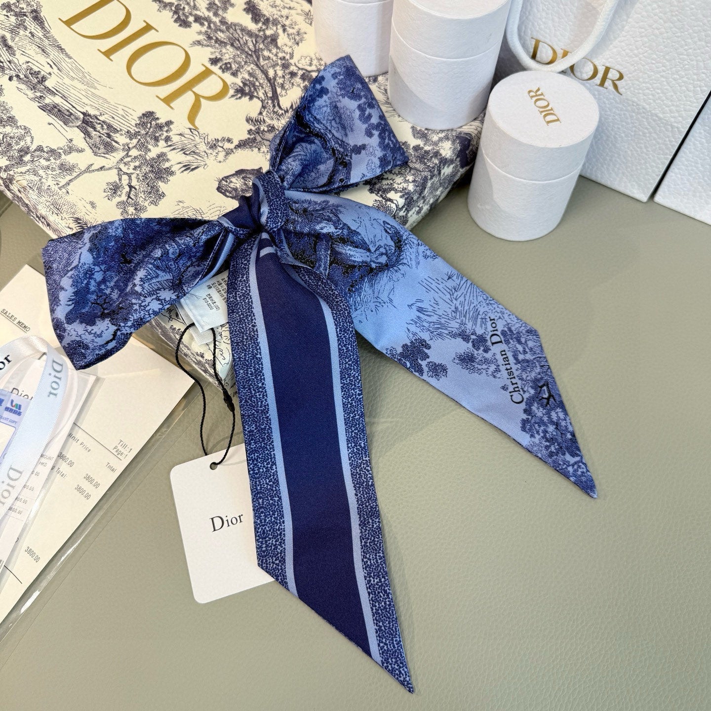 DIOR TWILLY 100 CM IN SILK 714365