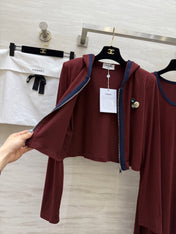 CHANEL 26S JACKET AND SLEEVELESS DRESS SET 962