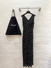 YSL 26S V-NECK MAXI DRESS 275