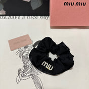 HAIR TIE IN BLACK SPANDEX FABRIC 432827
