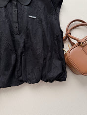 MIUMIU 26S SLEEVELESS POLO TOP 1227