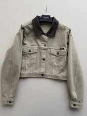 PRADA 26S LEATHER COLLAR JACKET STYLE 938