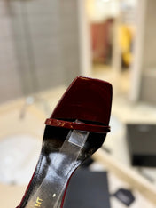 SL OPYUM SANDALS 105 JAM POLISHED CALFSKIN
