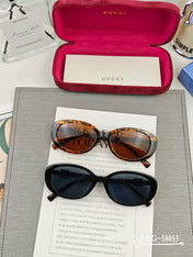 OVAL FRAME SUNGLASSES 58053 IN ACETATE
