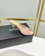 HIGH HEEL PEEP TOE IN LIGHT PINK BREATHABLE MESH