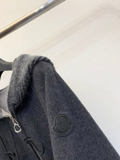 MONCLER 25S CASHMERE HOODED JACKET 201