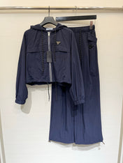 PRADA 26S JACKET AND STRAIGHT-LEG PANTS SET 1033