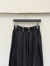 PRADA 26S PLEATED MIDI SKIRT 1032