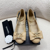 MARY JANE SHOES IN TORTILLA BROWN LAMBSKIN
