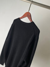 RALPH LAUREN 25S CREW NECK KNIT SWEATER WITH BEAR EMBROIDERY 203