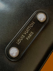 LV 25S KEEPALL CARGO BANDOULIÈRE 25 IN BLACK CALFSKIN SILVER HARDWARE