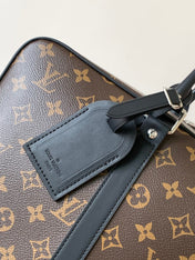 LV 25S PORTE- DOCUMENTS VOYAGE 41 IN BROWN AND BLACK EMBOSSED DAMIER INFINI CALFSKIN