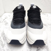 CLOUDTILT 2.0 SNEAKER PALE GRAY MIX BLACK CALFSKIN AND BREATHABLE MESH