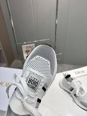 CD RUN SNEAKER 25S IN BLACK AND WHITE MESH FABRIC TWO-TONE SOLE