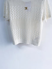 CELINE 26S KNIT SHORT SLEEVE TOP 213