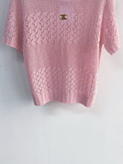 CELINE 26S KNIT SHORT SLEEVE TOP 212