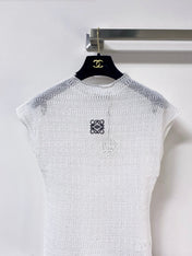 LOEWE 26S KNIT ROUND NECK TOP 530