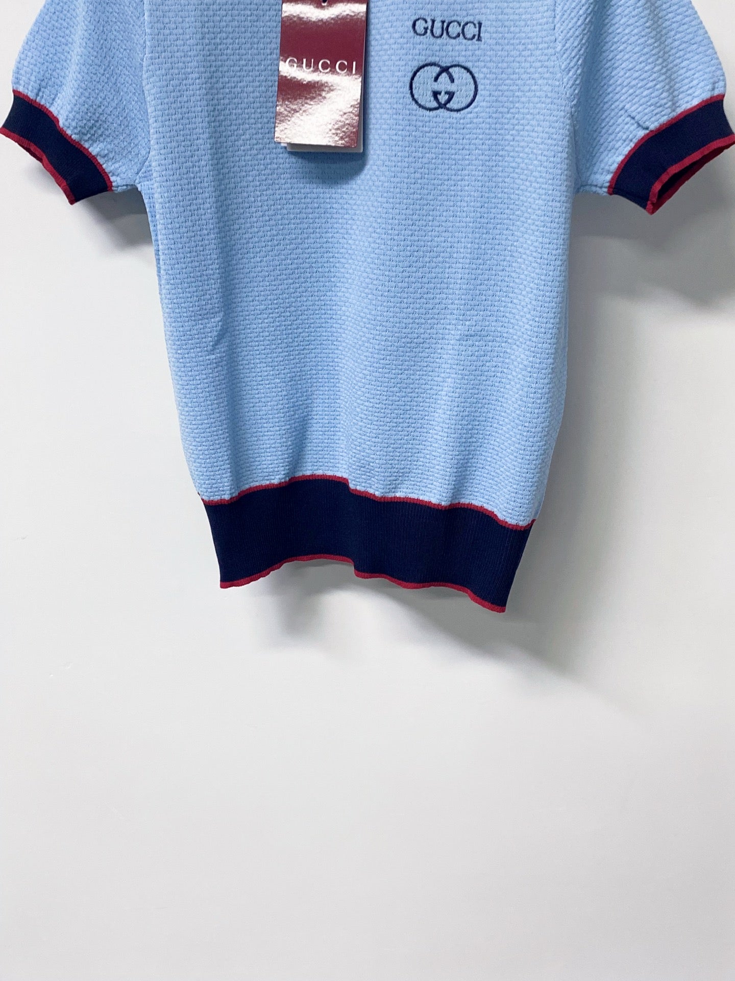 GUCCI 26S SHORT-SLEEVE KNIT TOP 433
