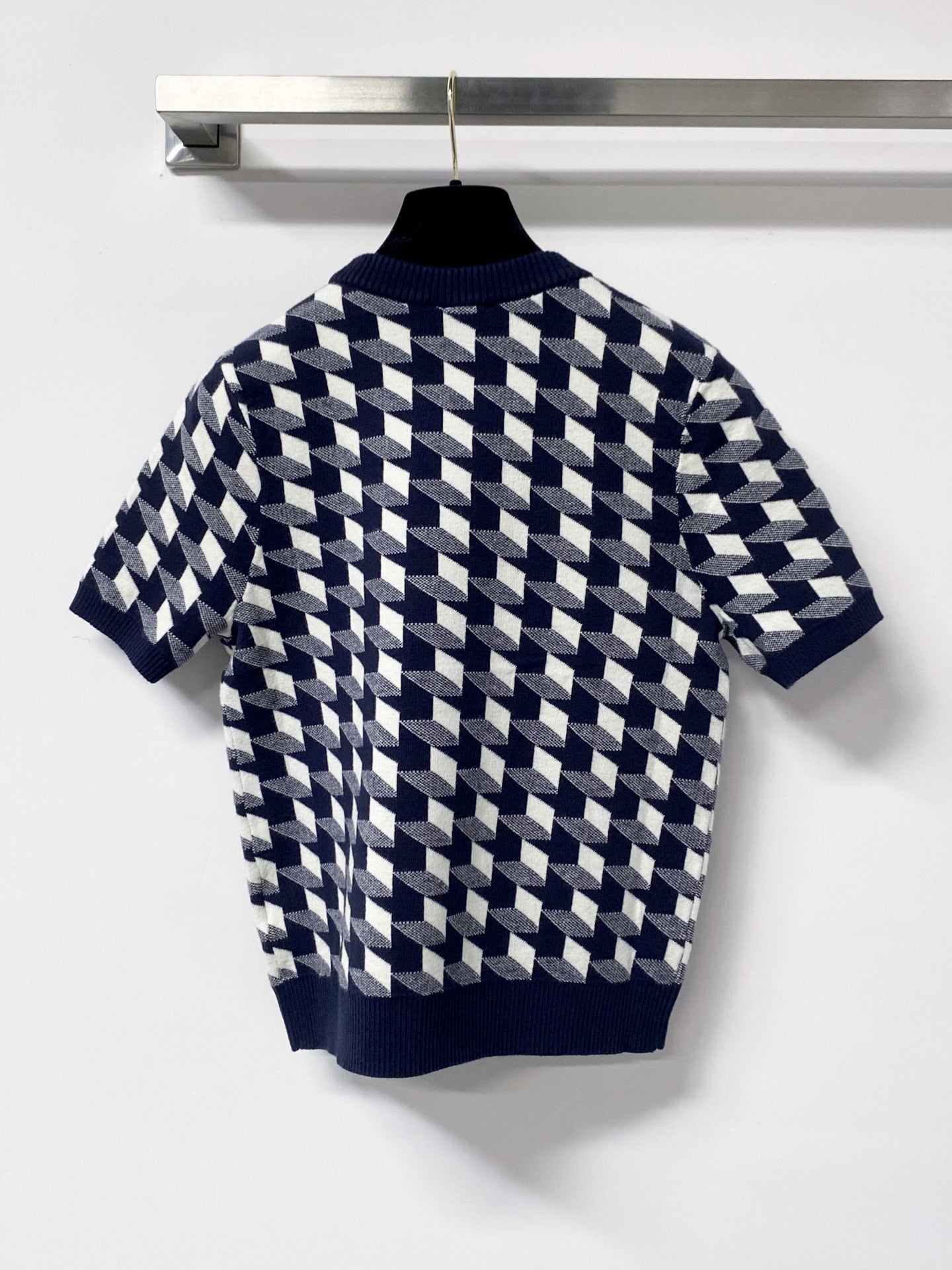 DIOR 26S SHORT-SLEEVE KNIT SWEATER 1403