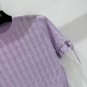 GUCCI 26S SHORT-SLEEVE CABLE-KNIT SWEATER 375
