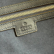 GUCCI CHROMA LARGE DUFFLE BAG 45 BLUE IN GG MONOGRAM CANVAS