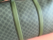 GUCCI 25S OPHIDIA MEDIUM BAG 52 CM IN MOSS GREEN CALFSKIN