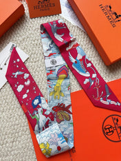 HERMES 26S SCARF 86 IN SILK 309634