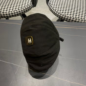 BERET HAT IN BLACK CORDUROY 429844