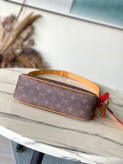 POCHETTE ACCESSOIRE XL 28 IN BROWN MONOGRAM DUST CANVAS
