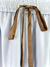 ZIMMERMANN WIDE-LEG PANTS WITH WAIST TIE 270125