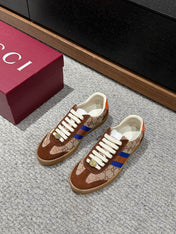 GG & ADIDAS GAZELLE SNEAKER BROWN SUEDE