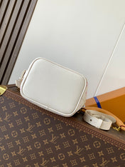 LV 25S ALL IN BB BAG 18 IN CREAM DREAM EMBOSSED TEXTURED CALFSKIN