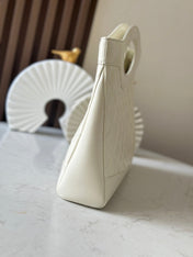 CHANEL 26S MINI SHOPPING BAG 32 IN WHITE LAMBSKIN