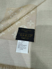 LV SCARF 140 CM IN WOOL MIX SILK 693013
