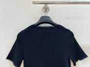 PRADA 26S SHORT-SLEEVE KNIT TOP 973