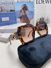 SQUARE FRAME SUNGLASSES GG0178S IN ACETATE EMBOSSED LOGO