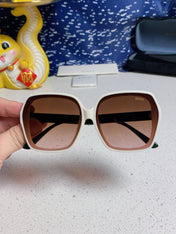 SQUARE FRAME SUNGLASSES 573309 IN ACETATE EMBOSSED LOGO