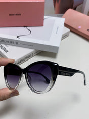 GLIMPSE SUNGLASSES 576813 IN BLACK AND CLEAR ACETATE