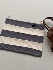 MIUMIU 26S STRIPED BANDEAU TOP STYLE 1115
