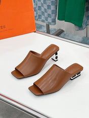IDOLE SANDAL IN BRONZE BROWN CALFSKIN