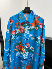 GUCCI 26S LONG-SLEEVE COLLARED SHIRT 445