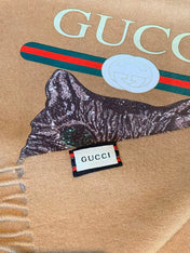 GUCCI 25S SCARF 180 IN CASHMERE 583606