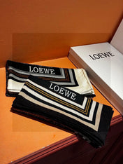 LOEWE 25S SCARF 140 IN CASHMERE SILK 738549