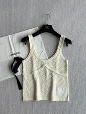 Chanel 25P Camisole Beige Cashmere 220192